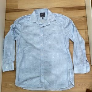 Bonobos - Wrinkle Free Men’s Dress Shirt - 100% Cotton - Size 16.5 / 34
